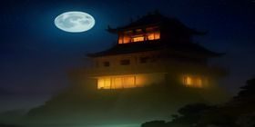 音乐库深夜独处低饱和度情绪歌单封面，深蓝色调夜间城市窗景，适合独处静思